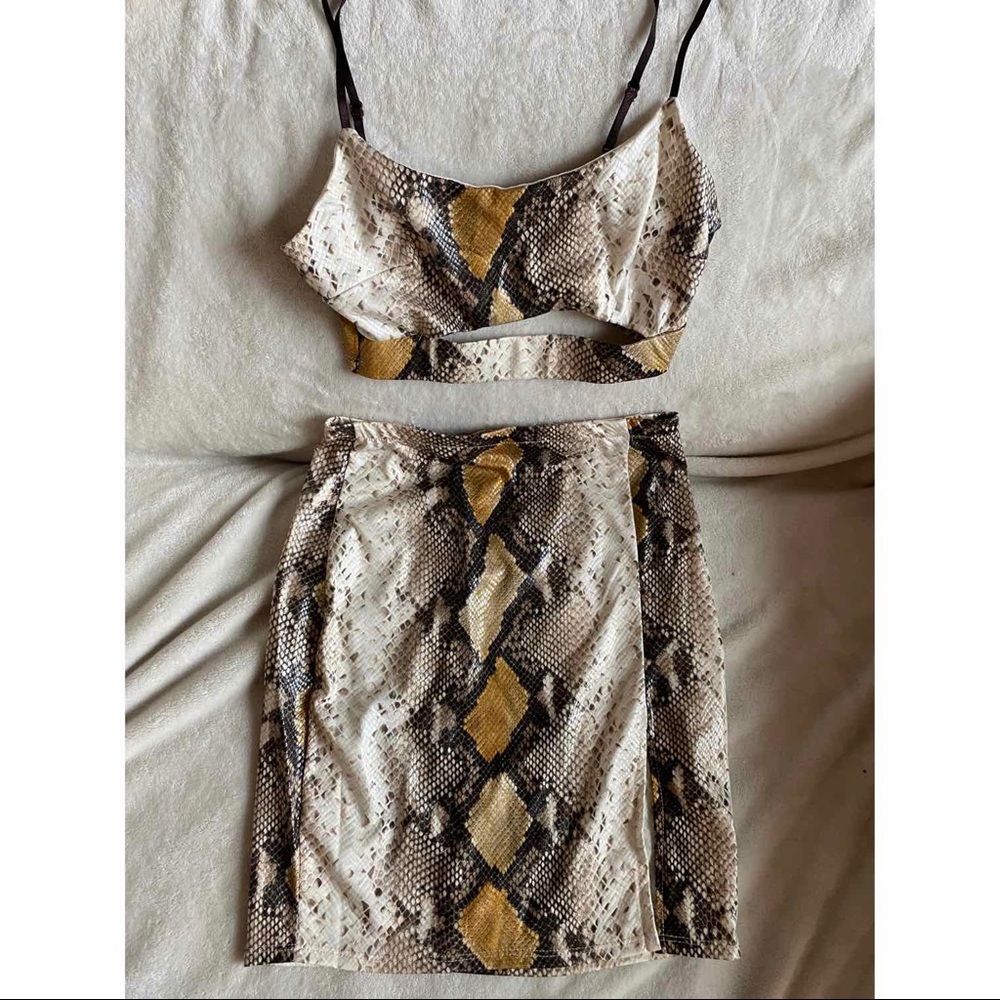 Windsor Two Peice Snake Skin Set